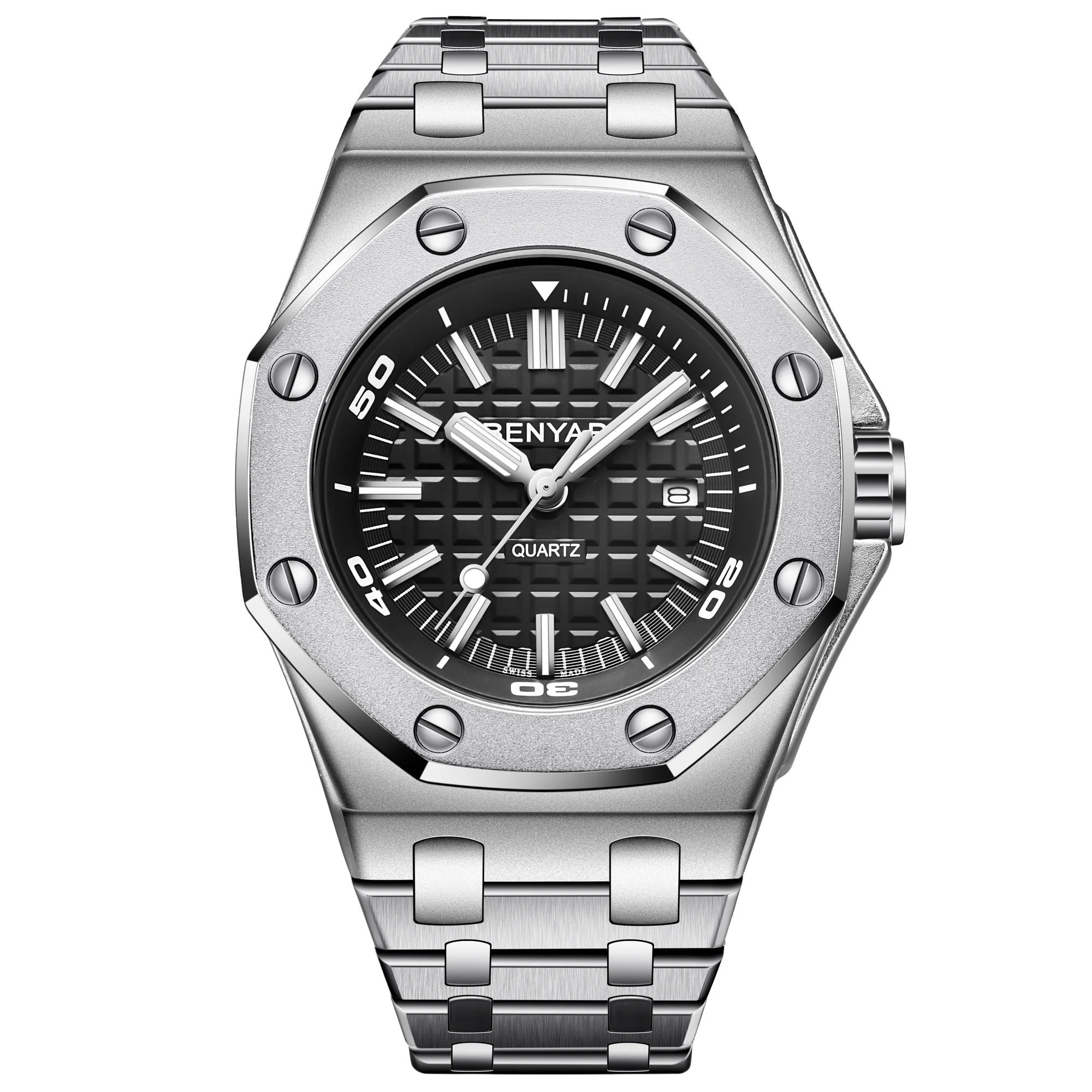 Montre Homme оригинальный бренд Benyar 5123 индивидуальный логотип мужские наручные часы японский механизм
