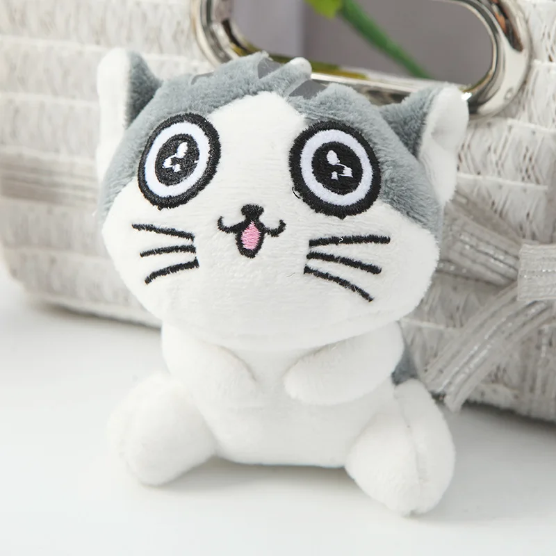 Hot Sale Lovely Cartoon Cat Plush Keychain Doll Pendant Decoration Anti-Lost Accessories Keychain Soft Stuffed Animals Toys