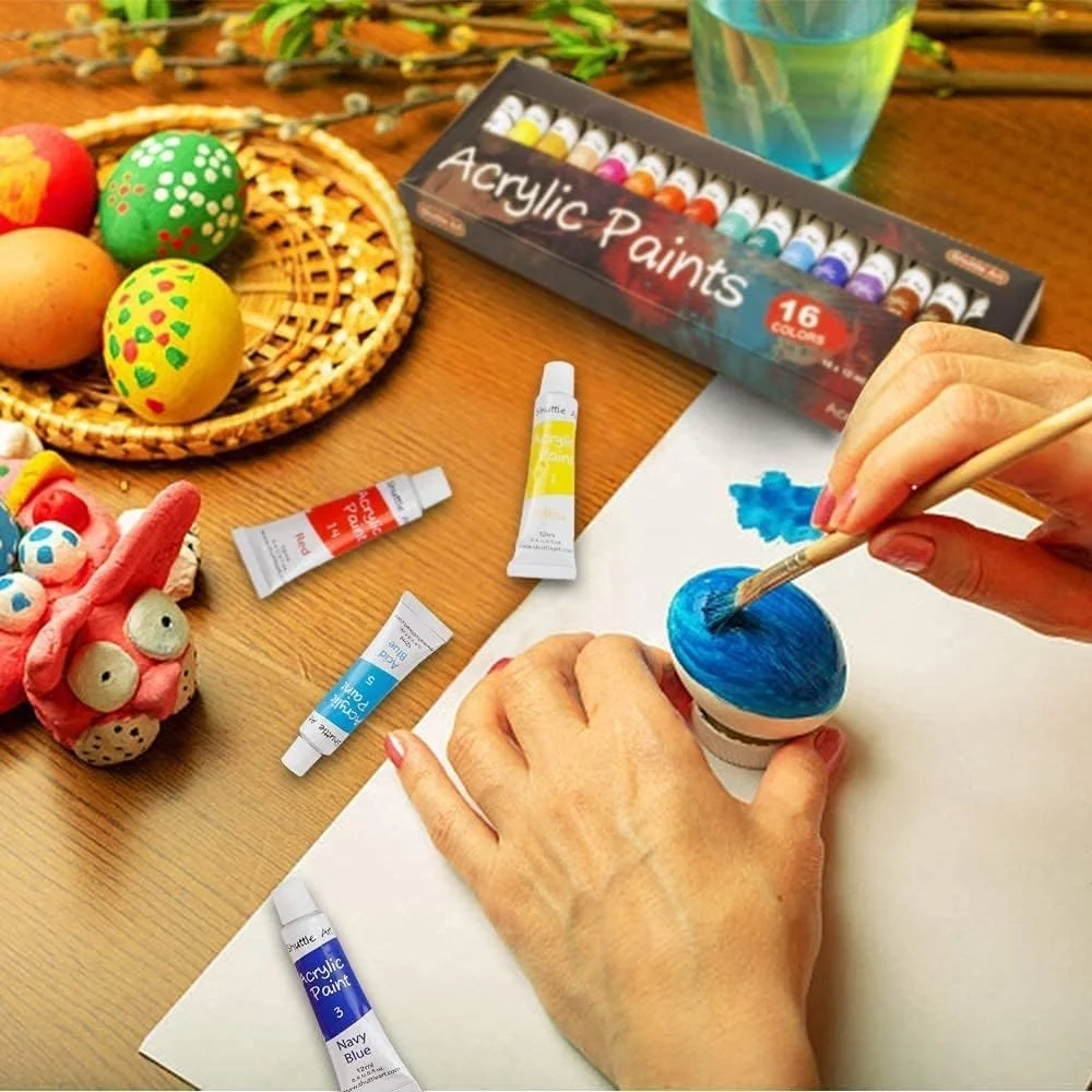 Low Cost Wholesale Variety Of Color Oil Paints Acrylic Paints Rich Pigment Color Non Toxic for Children