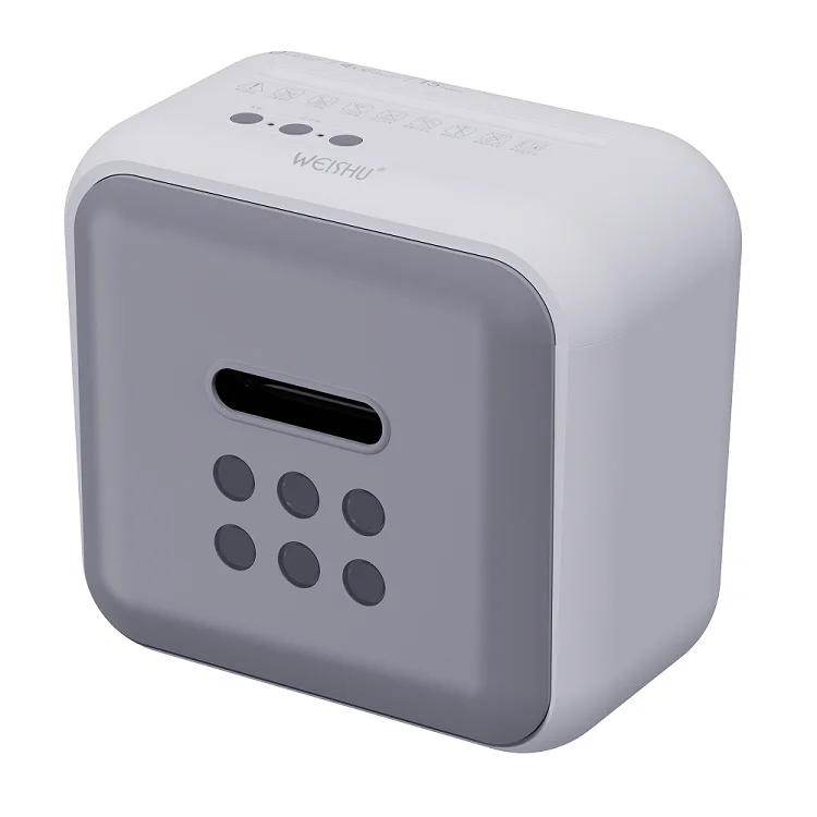 AFFISURE Desktop-Style 5-Sheet Autofeed Cross-Cut Paper Shredder CD and Credit Card Shredder with Pullout Basket 7L