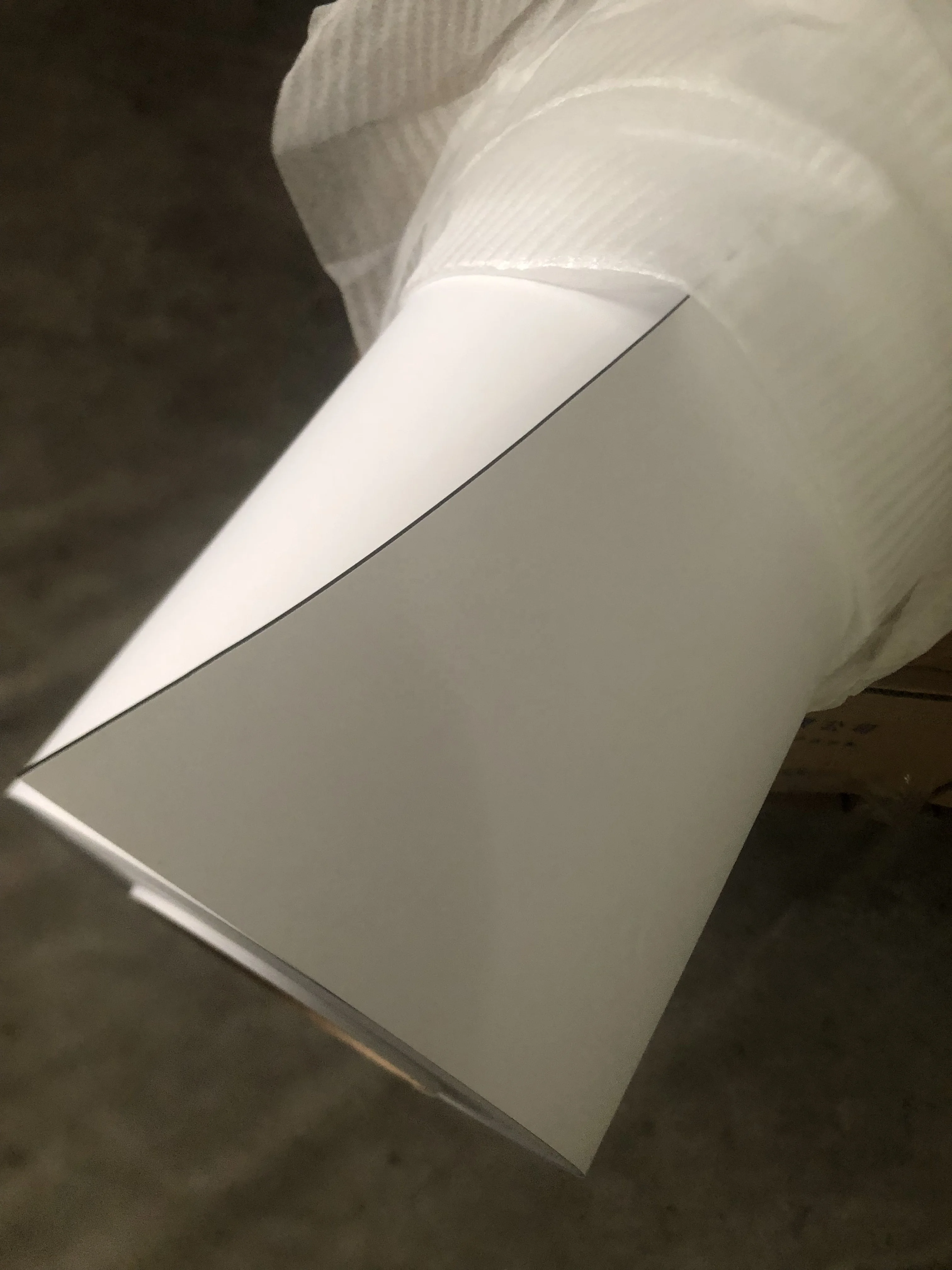 Factory price Eco solvent grey back Printable PET Film( White & Grey,Matte & Glossy for door banner stand,roll up stand etc)