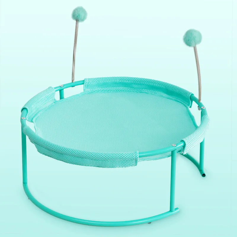 45cm metal cat hammock floor breathable mesh cloth hammock for cats