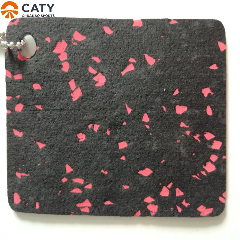 Top selling Gym Lock Rubber Floor Mat for weightlifting floor Epdm Colored Granule Noise Reduction Gym Rolls Rubber Flooring Mat