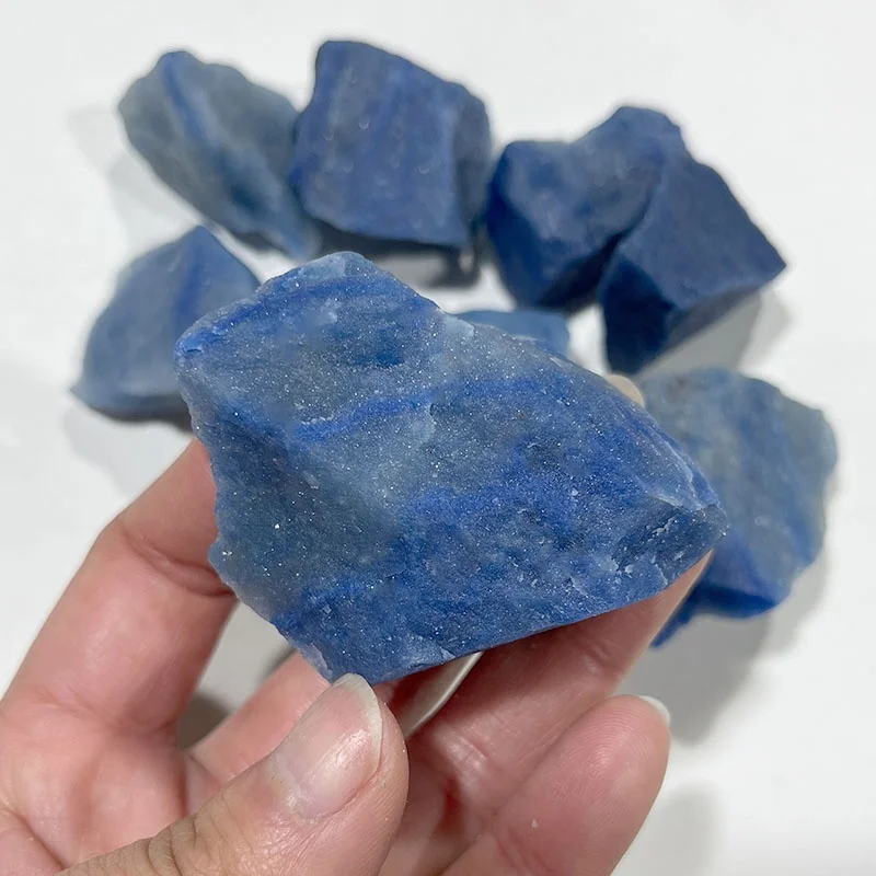 High quality Wholesale Rough Crystals Raw stone Mineral Specimens Blue Aventurine Raw