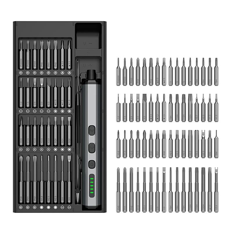 68-in-1 multi-type electric screwdriver bit set  for Professional Screwdriver Bits Set Magnetic Electronics Repair Tool