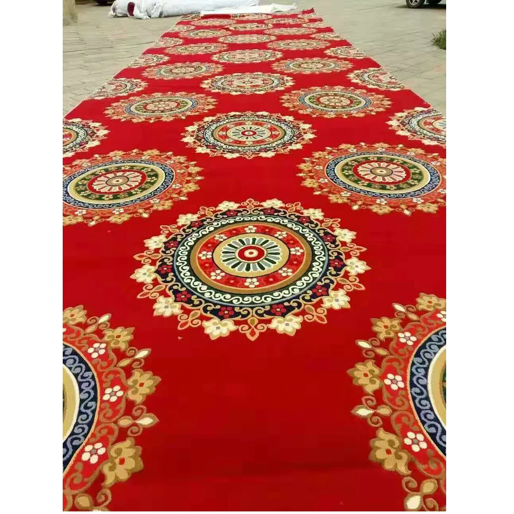 Office marble floral pattern wall to wall carpet home