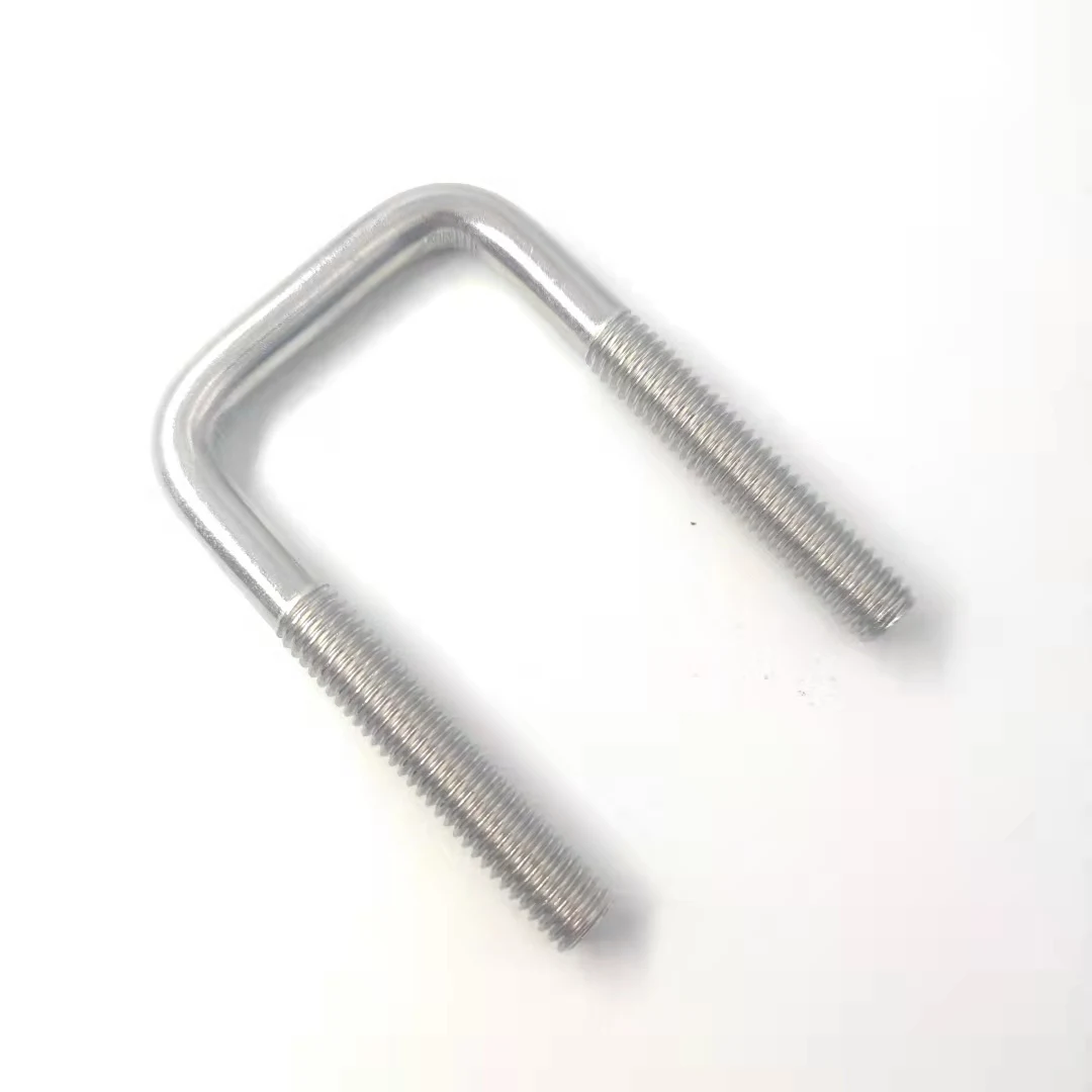 High tensile DIN standard stainless steel fastener square U bolt