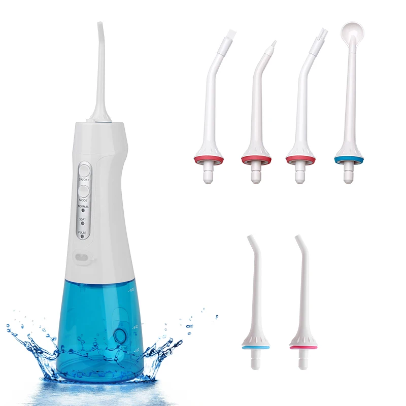 Professional Water Flosser for Teeth, 3 Modes with 300ml Water Tank Portable and USB Rechargeable Cordless Dental Oral Irrigator