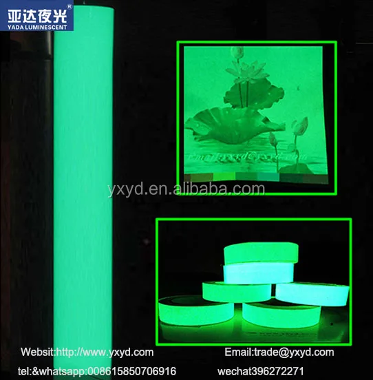 
self adhesive glow in the dark safety exit sign tape with arrow 