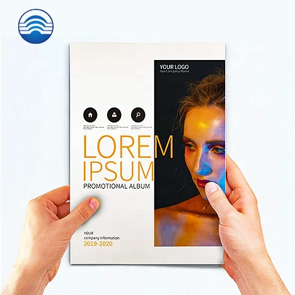 Coated Paper Logo Printing Folding Flyer Catalogue Pamphlet Brochure Booklet Instruction Manual Leaflet Printing