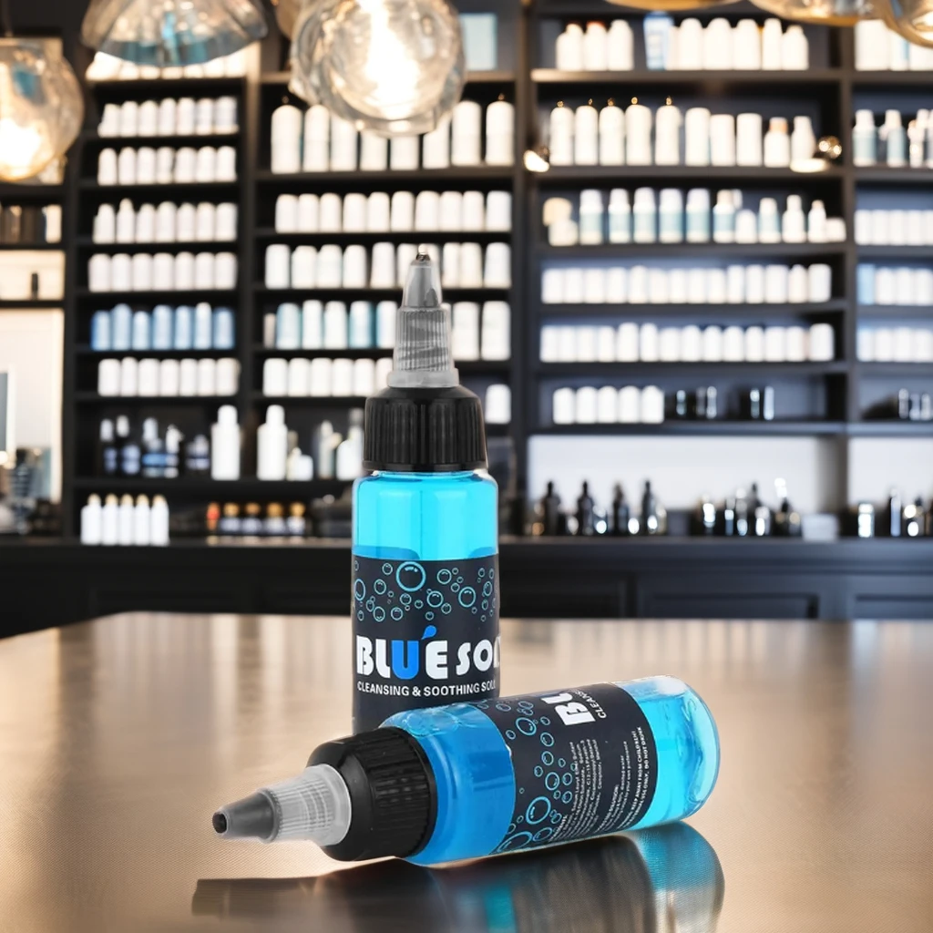 Wholesale Price 40ML Tattoo Blue Soap Tattoo Skin Aftercare Cleaning Soothing Solution