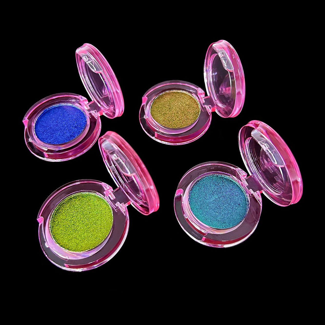 Private Label Eye Shadow Single Custom Chrome Eyeshadow Single Pressed Chameleon Eyeshadow