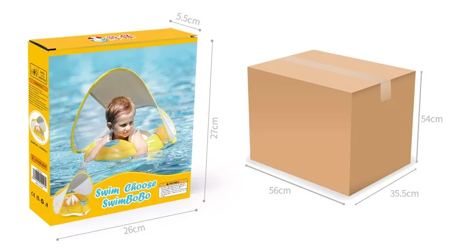 Free Swimming Baby Inflatable Baby Swim Float Children Waist Ring Inflatable Pool Floats Toys Swimming Pool