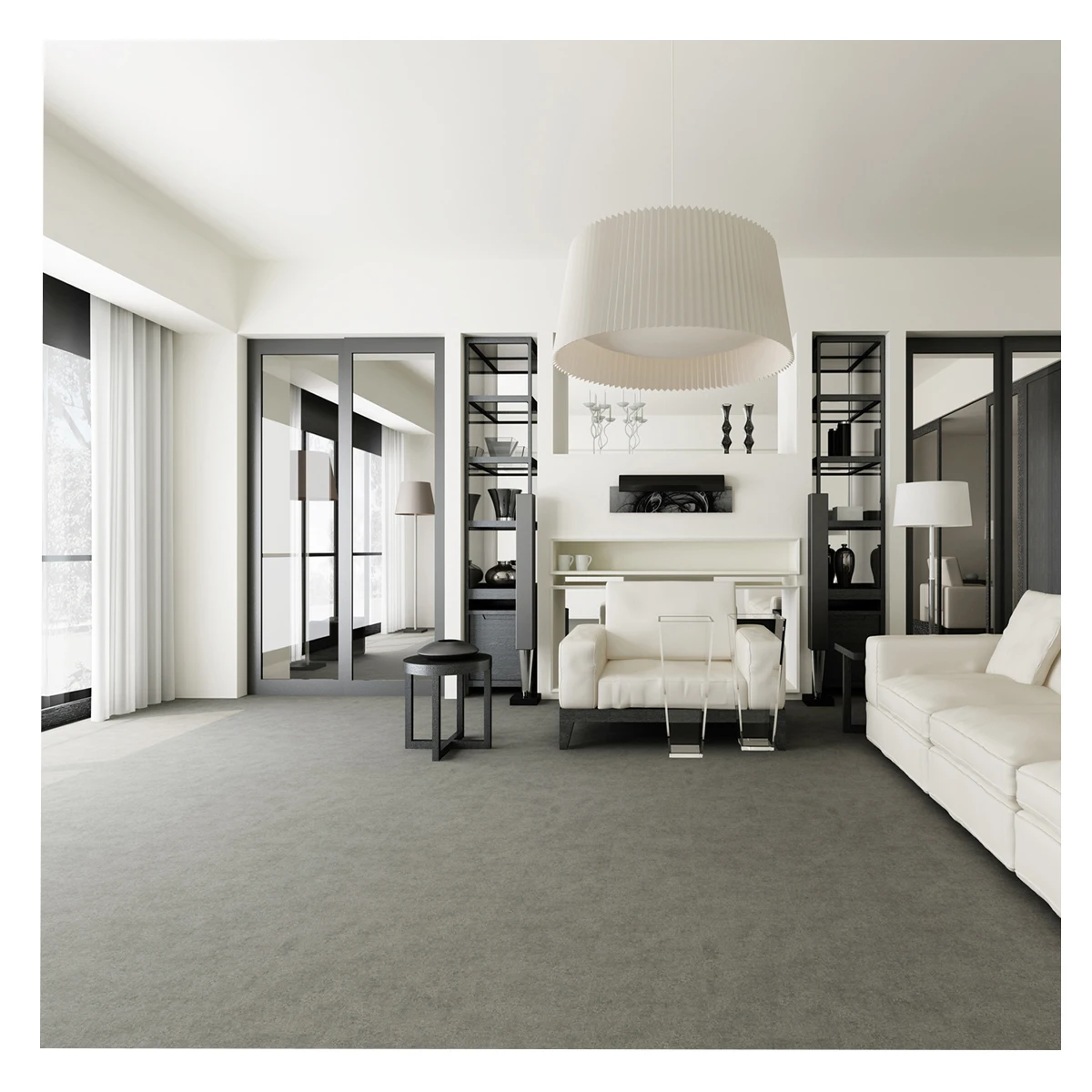 Factory direct supply  7mm waterproof pvc vinyl marble spc flooring