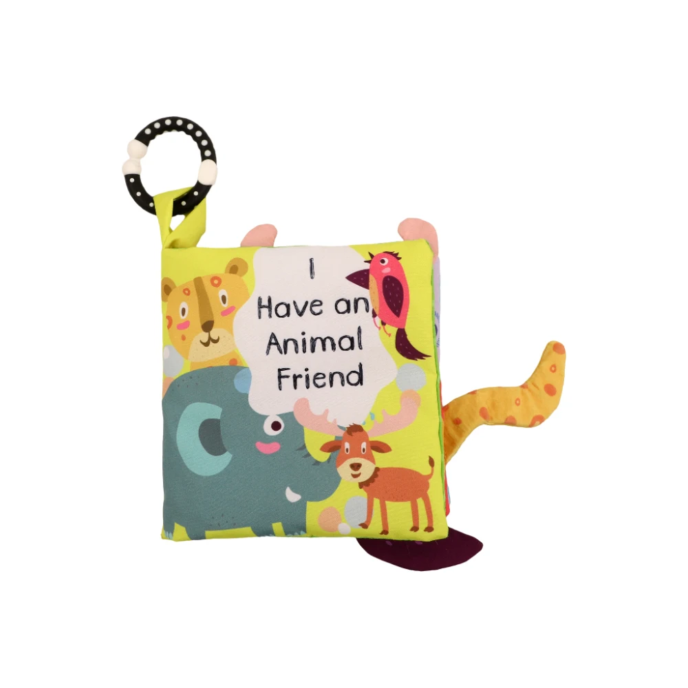 Professional Factory Unisex Sound Softcover Baby Children Toy 3d Cloth Book
