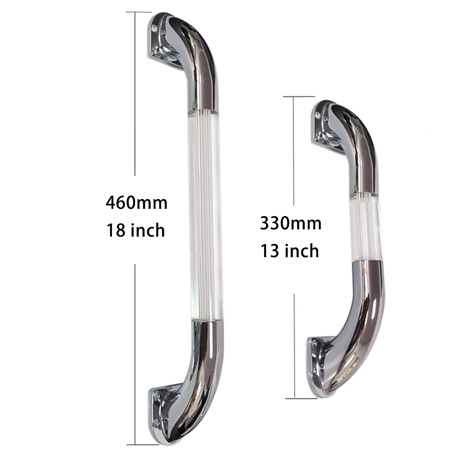 rv door handle grab bar door handrail Glowing Crystal Toilet Door Handle For Motorhome Caravan Boat Assist Ba