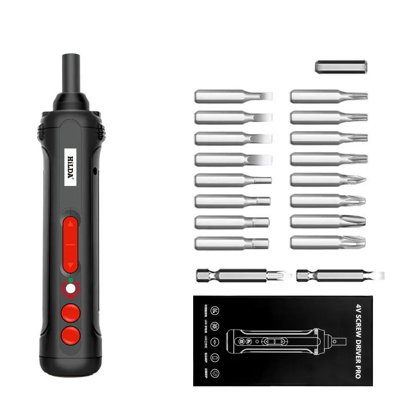 Mini Cordless Electric Screwdriver Set Rechargeable Precision Electric Screw Driver with Screwdriver Bits Portable Power Tools