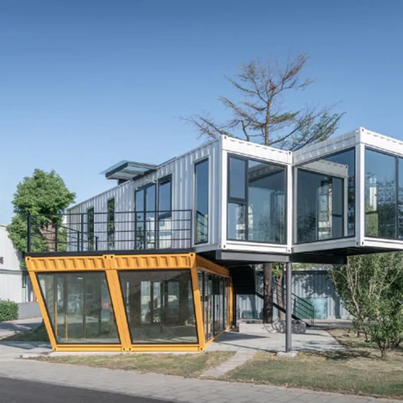 ULT-RF-01 Cheap Prefabricated Tiny Houses Prefab 20ft Detachable Container House for Worker Camp capsule hotel