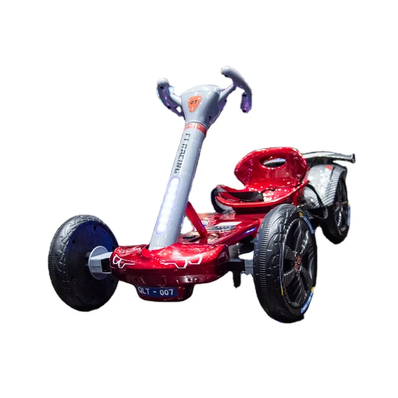 China Wholesale Red Four Wheeler UTV Electric Pedal Go Kart Racing Karting for Kids and Adults