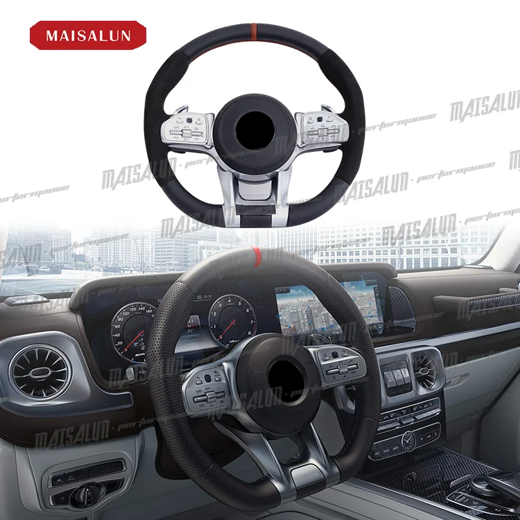 Сменные нарезки руля для Benz W204 W205 W206 W212 W222 W223 из углеродного волокна