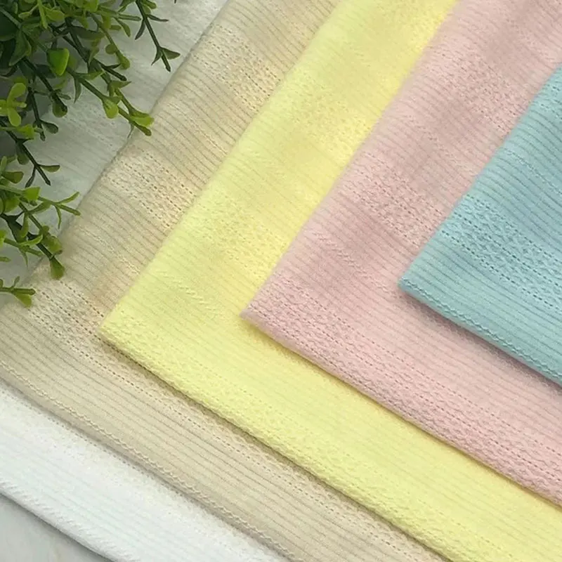 New design lightweight baby kids Garment cloth material woven 100 cotton fabric material jacquard fabric for shirt