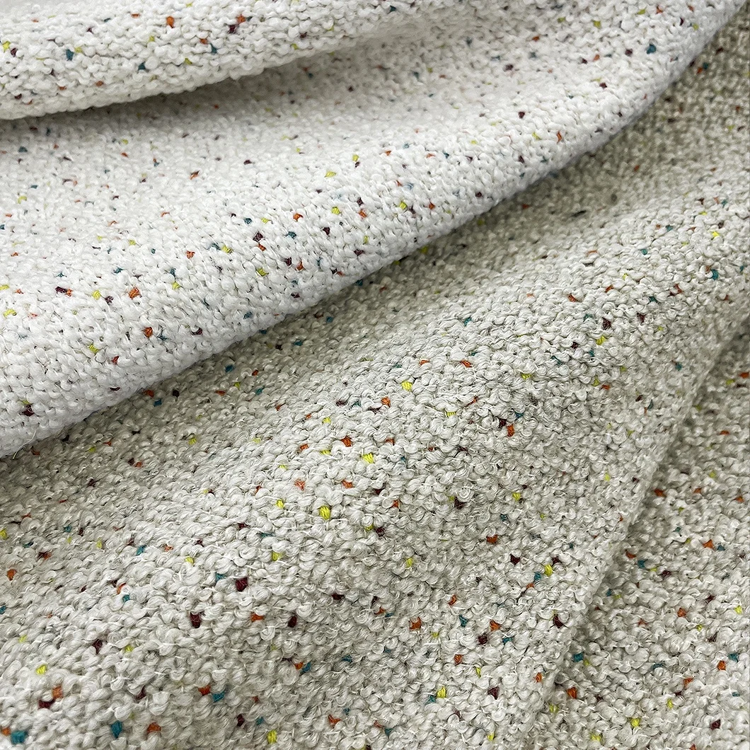 2023 new factory supplier home textile upholstery acrylic wool polyester line fabric for  for sofa