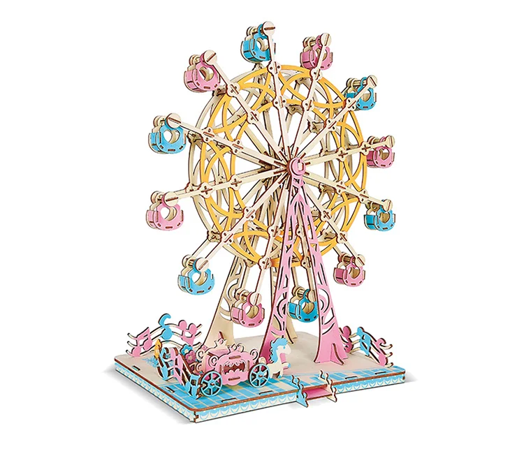 educational toys kids puzzle brick toys jigsaw puzzles 3d wooden puzzle wooden boat wooden building blocks