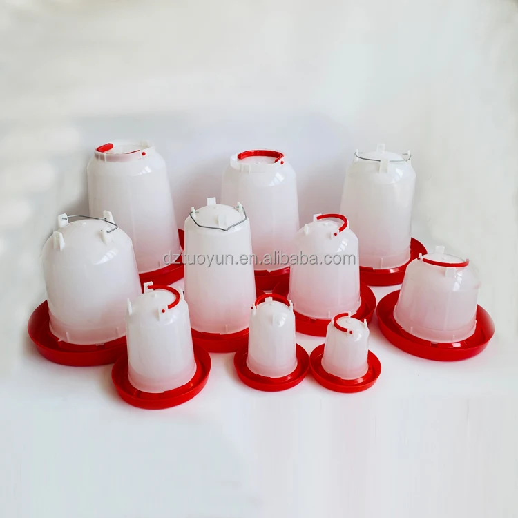 TUOYUN Best Price For Chickens 16 Litters Water Feeder Drinker Home Use Poultry Chicken Drinkers