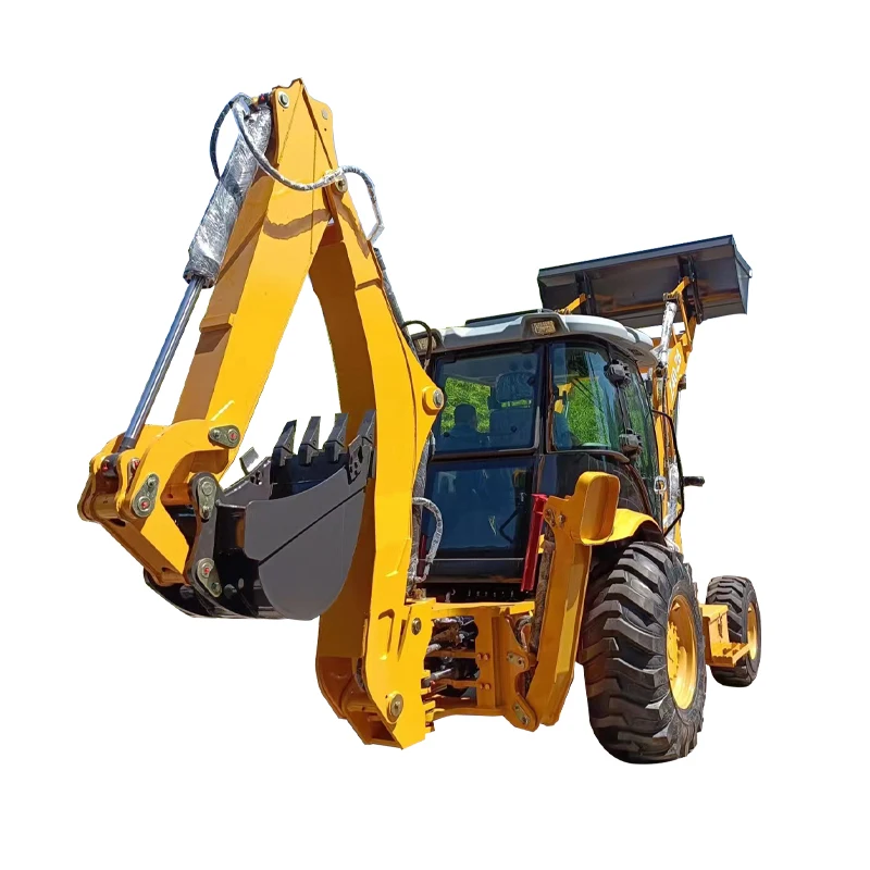 8 Ton Wheel Mini Loader Farm Construction Machinery Small Backhoe Loader For Sale