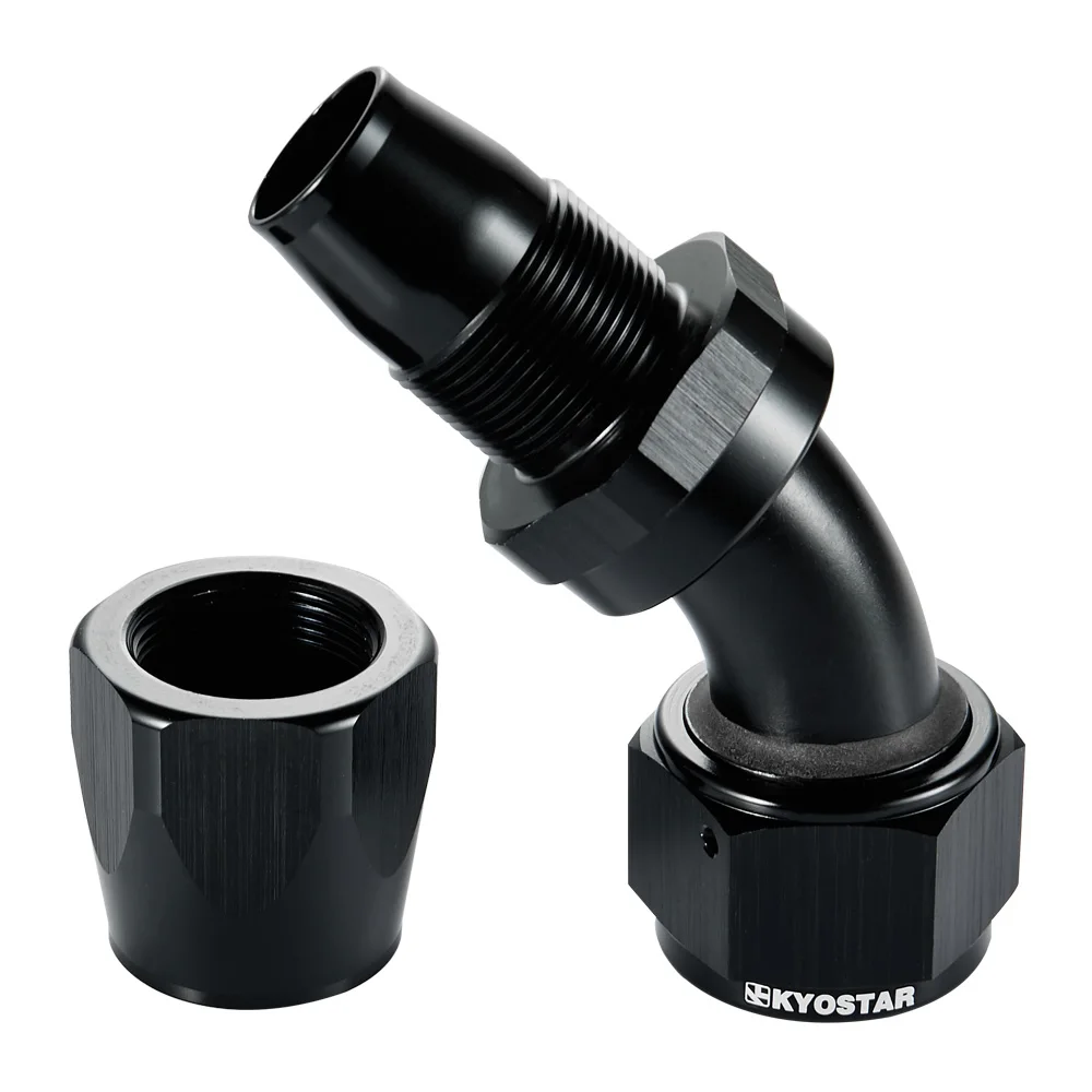 AN8 AN10 AN16 AN20 45 Degree Swivel Seal Hose End Fitting Adapter