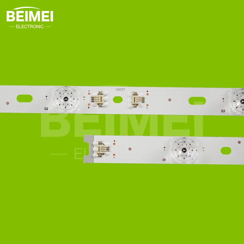 TV LED Backlight Strip 5P3C A/B 65HR330M06A/B5 V3 4C-LB6506-HR03/04J 4C-LB6506-HR01J for TCL TOSHIBA 6+6LED 6V 8L+2R pcs/set
