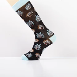 Fashion street unisex sock unique men women cartoon tube funny mid calf letter socks
