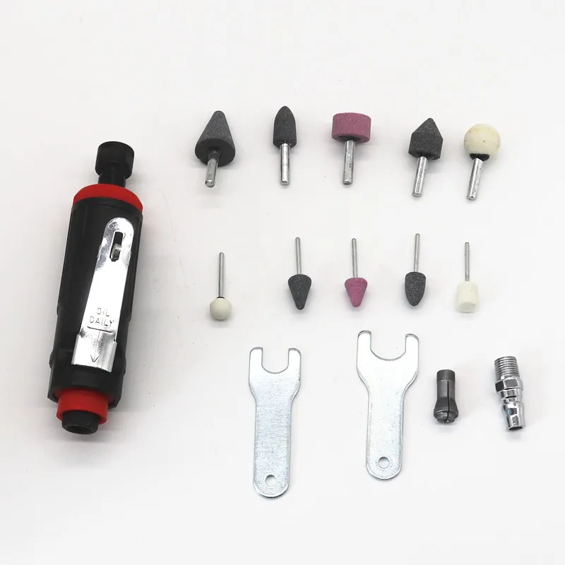 Набор для шлифовки под углом 1/4 дюйма, мини-шлифовальная машина, набор для шлифовки под углом, инструменты для ремонта автомобильных шин, пневматический шлифовальный станок