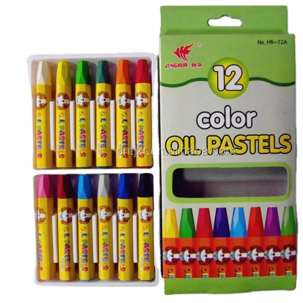 2023 manufacturer direct sales Hot sale OEM brand customized support 12/18/24 Colors Hexagon Artistic Oil Pastels Stick