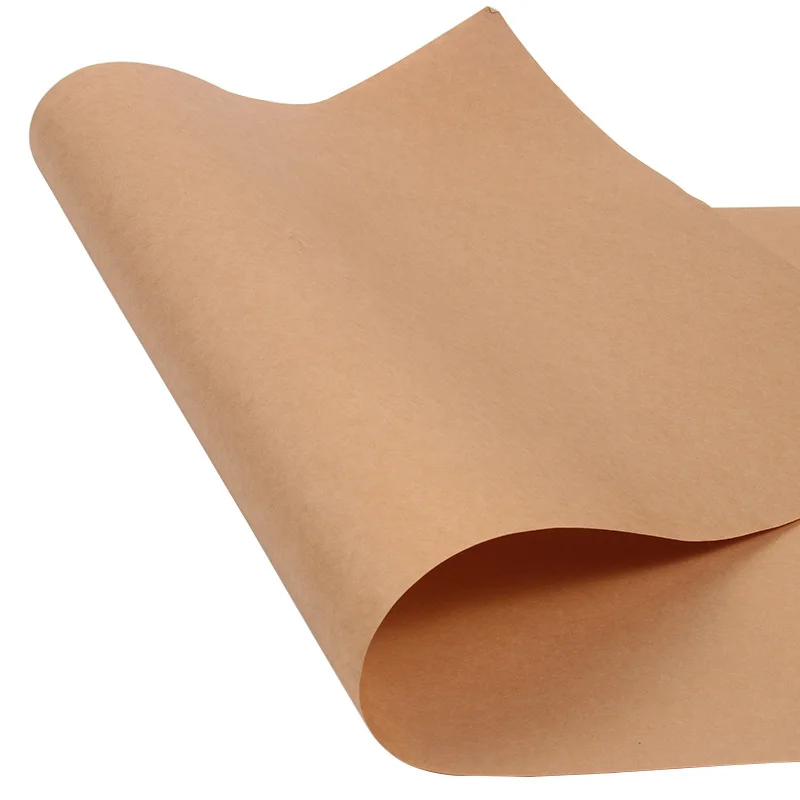 Factory Wholesale Single-Side Glazed White Kraft Paper Flat Sheet Food Grade Kraft Paper Roll White Kraft Paper