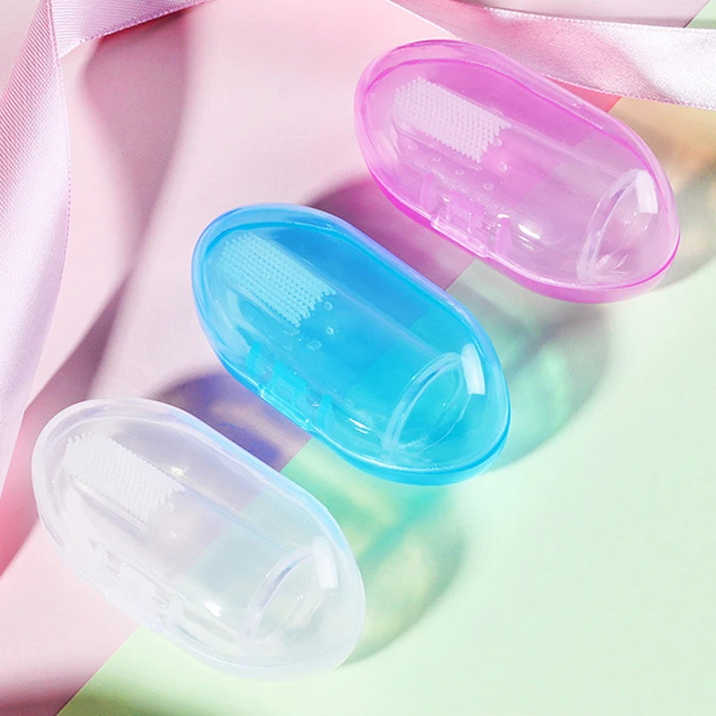 Blister Box Packaging Baby Pets Finger Toothbrush Brush