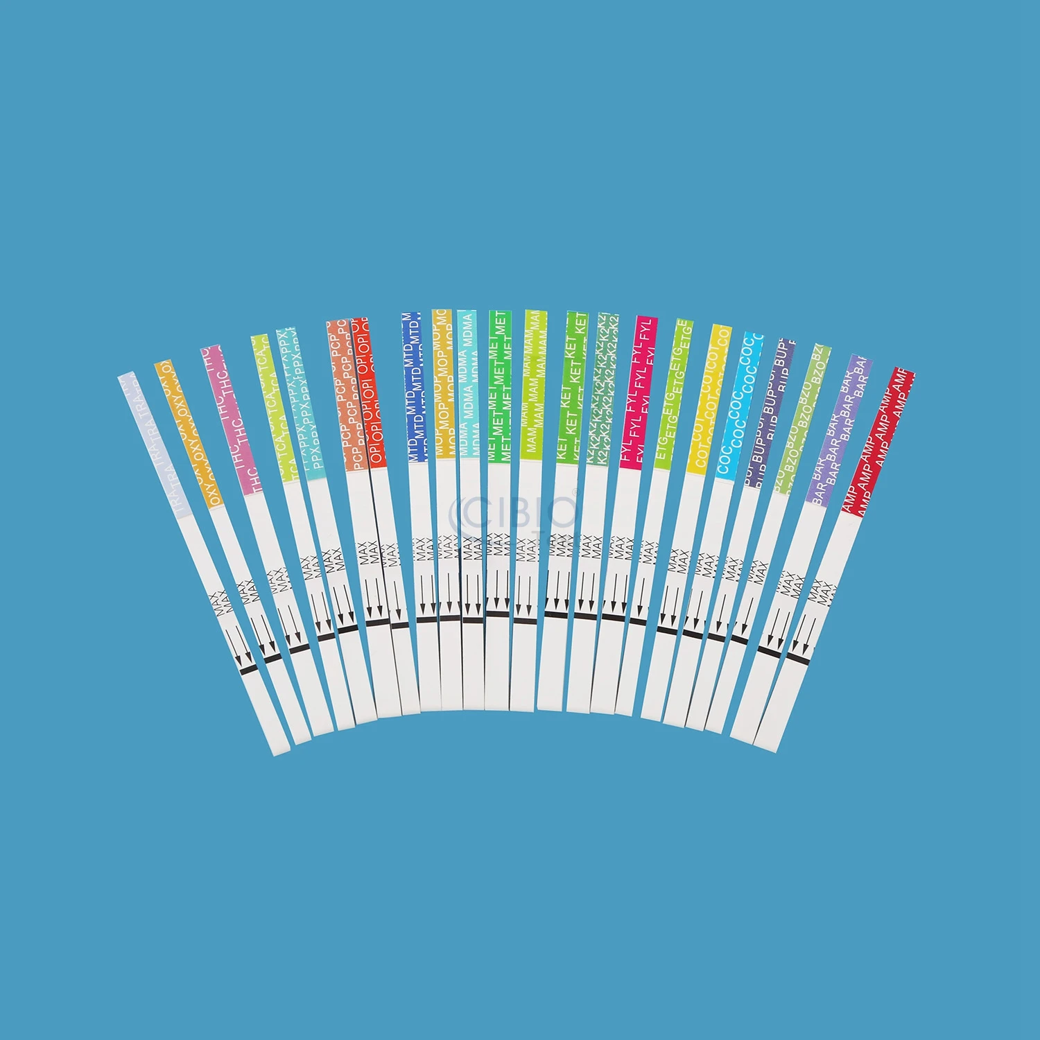 Clia waived approved  lab use  AMP/BAR/BUP/BZO/COC/mAMP/MTD/OPI/OXY/PCP/THC urine toxicology  drugs test strips