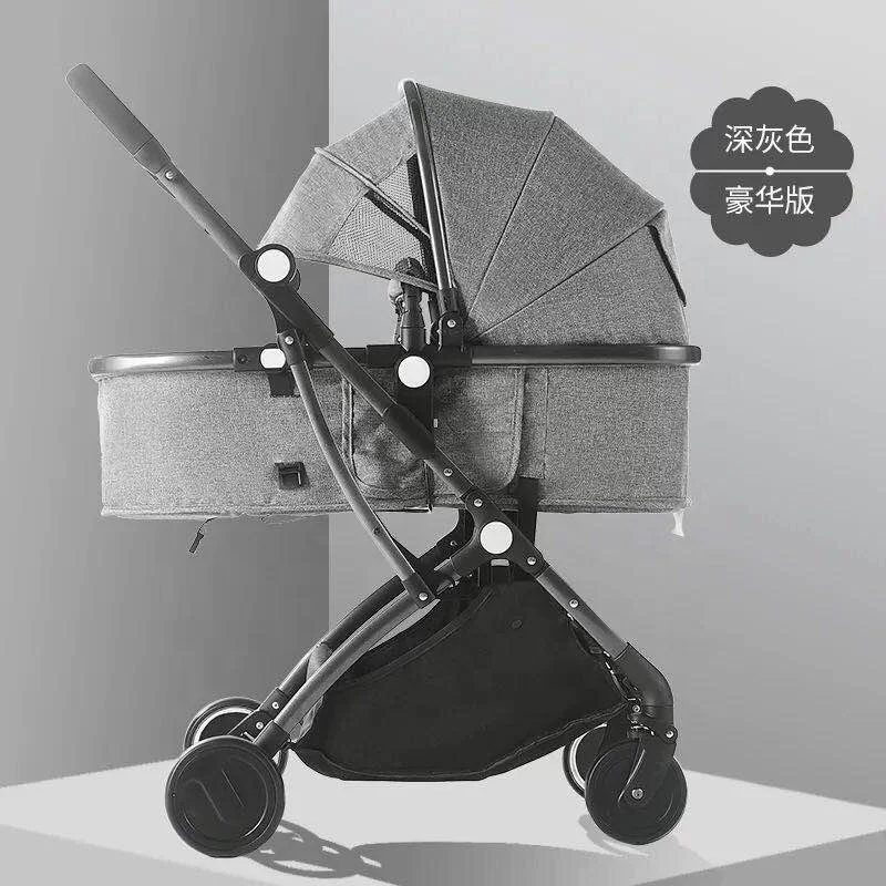 Factory directly supplier Portable folding aluminium alloy kid Mother luxury baby trailer stroller wholesale China kids stroller