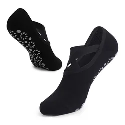 Women Custom Non-Slip Grip Yoga Pilates Socks With Straps