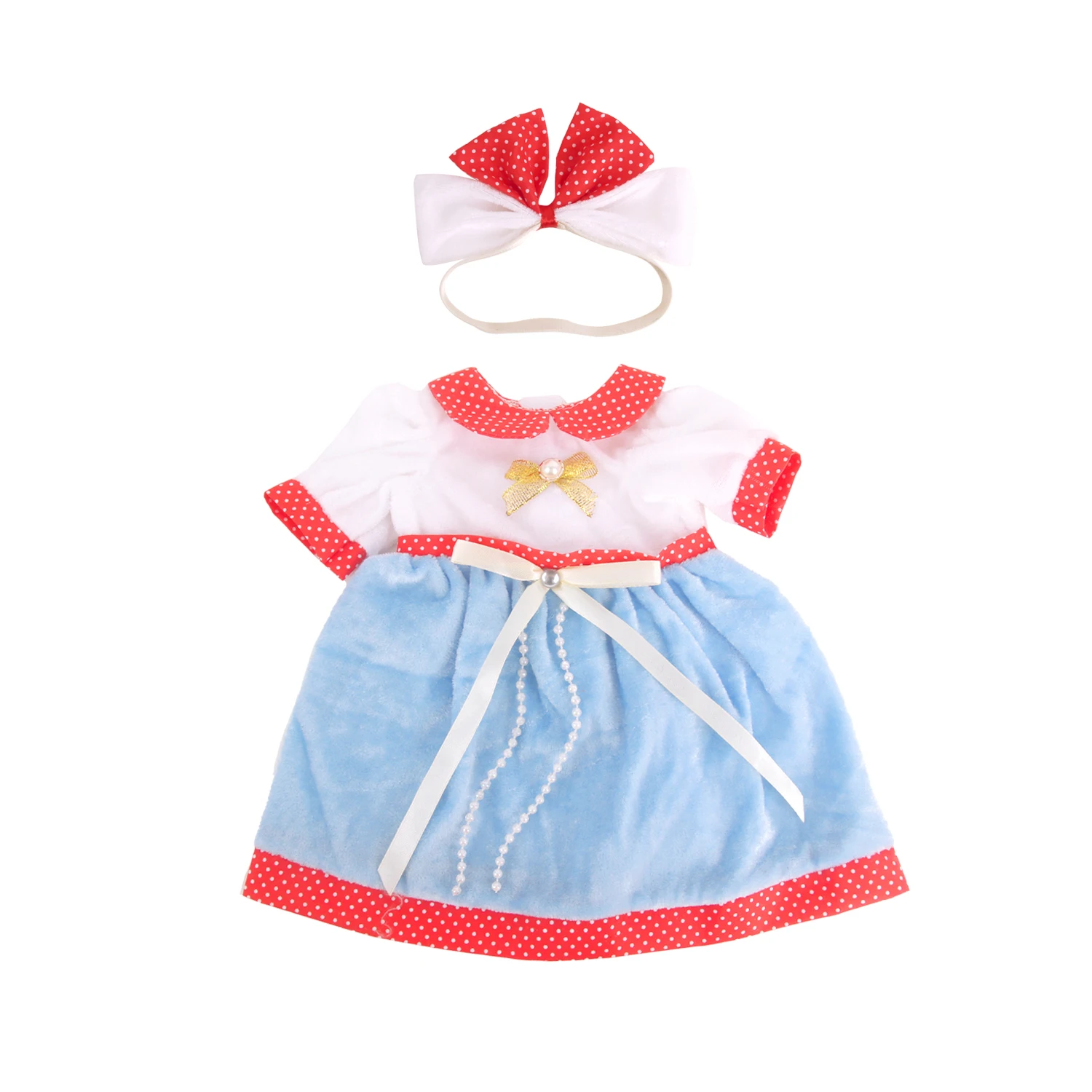 Hot Sale 18 Inch Girl Doll Clothes 43cm Doll Dress Beautiful Doll Dress