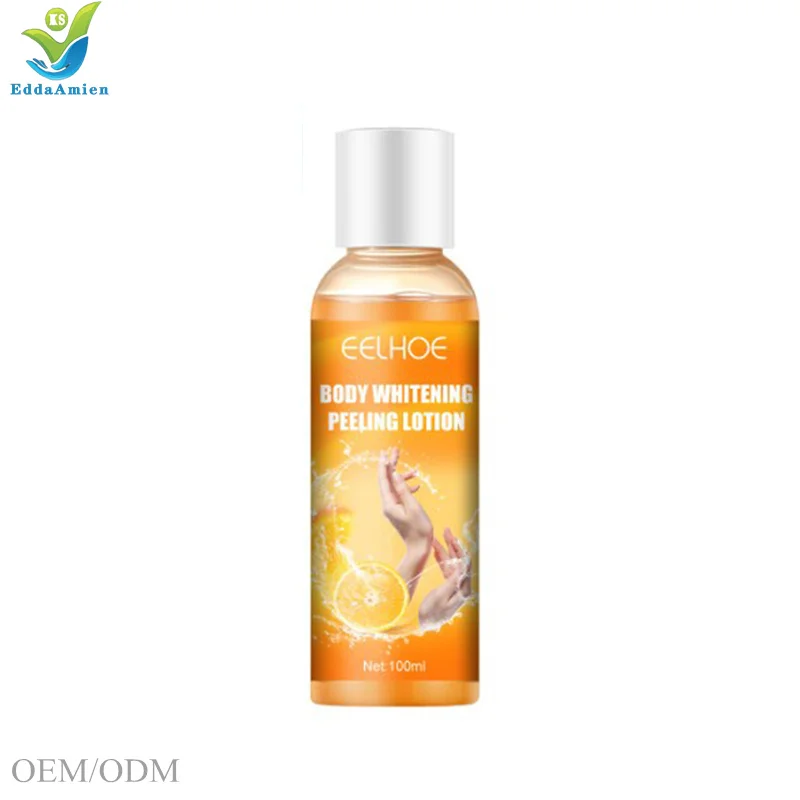 Most effective Natural Moisturizing Brightening  Peeling Orange Exfoliating Whitening Gel orange peeling lotion