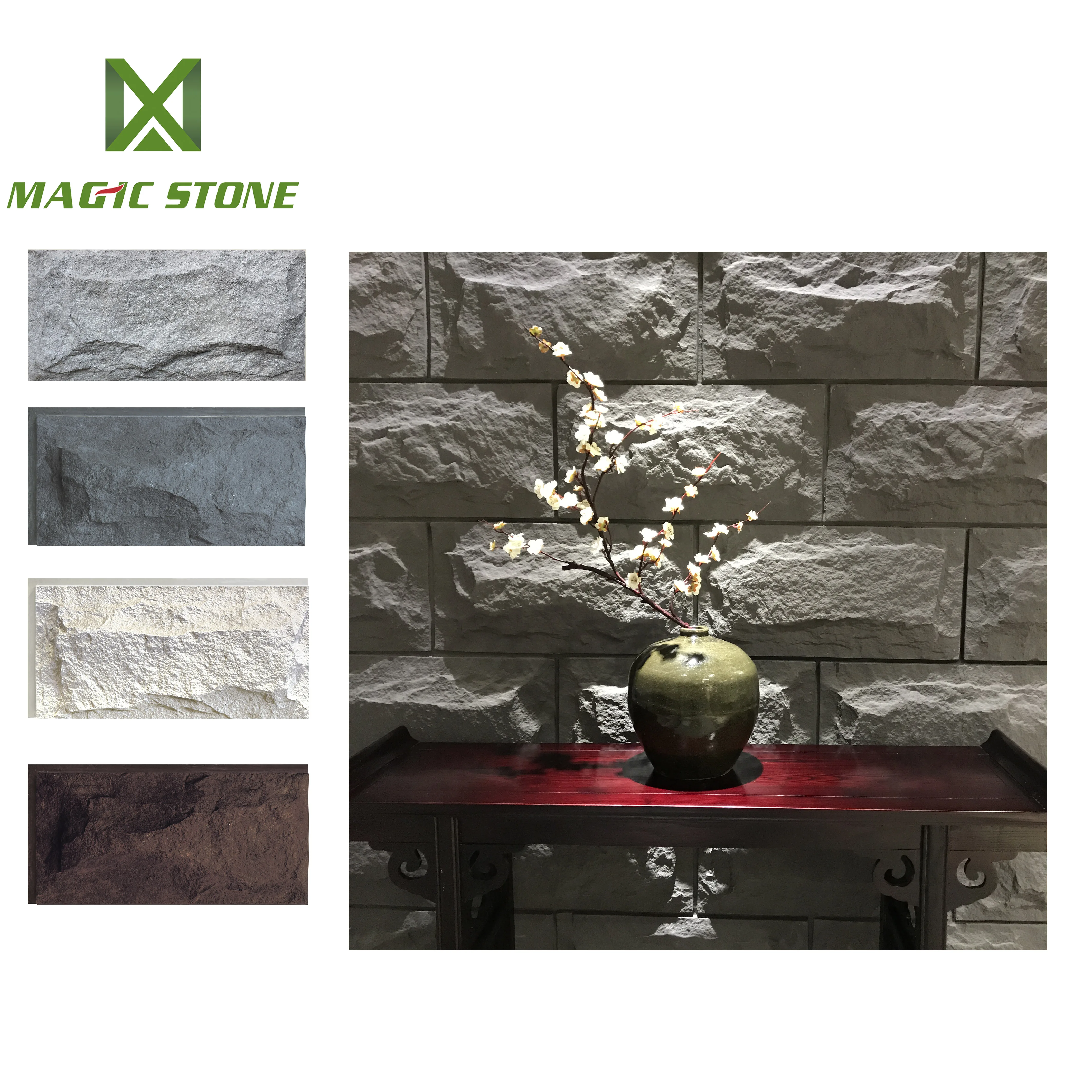 Black Mushroom  porcelain tiles custom factory price waterproof wall cladding tile imitated wood grain soft ceramic tile