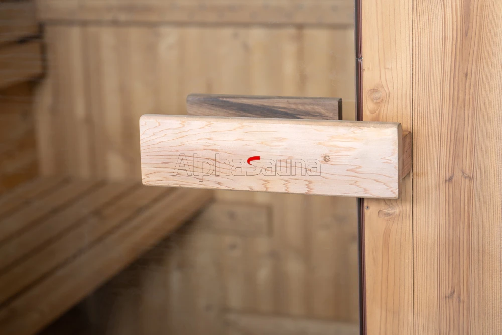 Outdoor Sauna And Rest Area Timber House Prefabricated Spa Tubs Sauna Rooms Out Bath tube