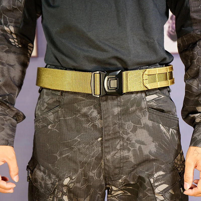 High Quality outdoor multifunctional Military tactical nylon belt buckle relentless tactical belt