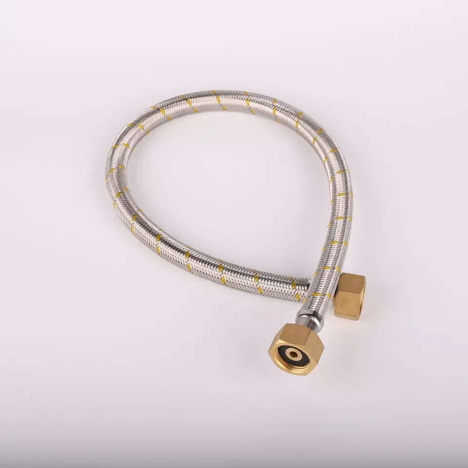 1000pcs 40cm 1/2 Inch Flexible EPDM Stainless Steel Flexible Braided Metal Hose For Wash Basins Inlet Hose Water Pipe