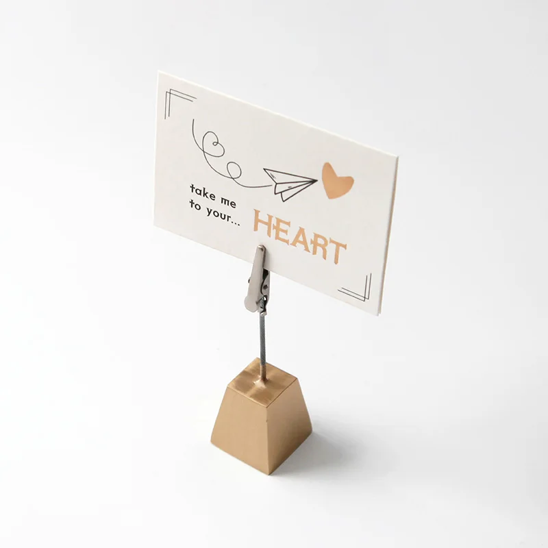 MAXERY Place Card Holder Table Number CardStand for Restaurants Memo Clip Weddings Banquets and