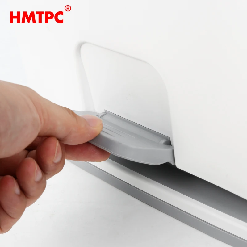 Press & Foot Function Dual-use Plastic Kitchen Waste Rubbish Bin Bedroom 12L Bathroom Dustbin Corner Trash Can With Folding Foot