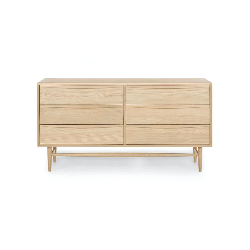 Мебель для спальни деревянный высокий современный комод с 6 ящиками