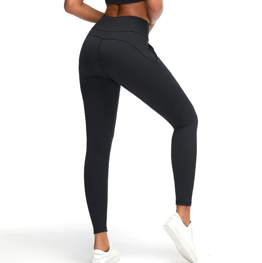 
KW62 pocketed jogger high waist butt lifting workout leggings 