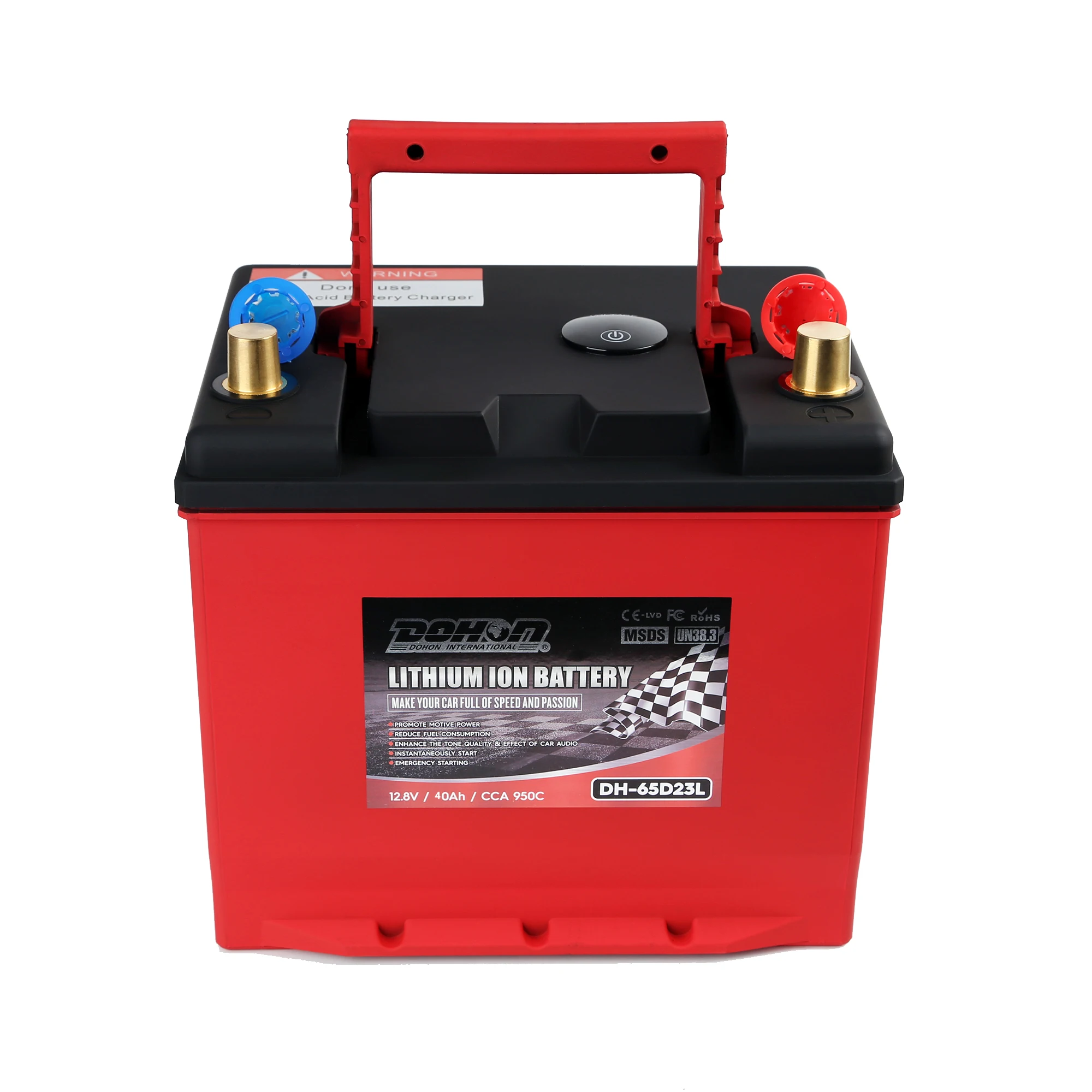 65D23L/R CCA950 12V 40Ah A123 Cell Lithium-Iron Battery With BMS 12 Volt Lithium